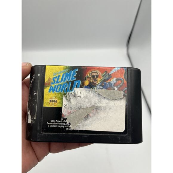 Todd's Adventures in Slime World (Sega Genesis, 1991) Game Only Tested - Picture 3 of 7